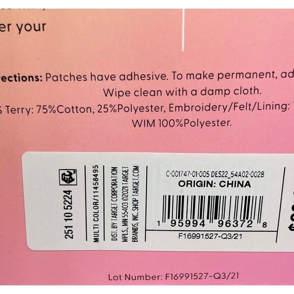 Stoney Clover Lane x Target SWIM Sticker Patches Varsity Letters Beach Travel - Picture 8 of 8